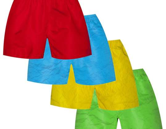 Maillots de bain unis homme réf. 900 tailles M, L, XL, XXL. Couleurs assorties.