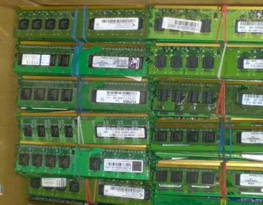 DDR2 RAM 1GB 667/800MHz DIMM - Didelis kiekis sandėlyje, prekės ženklai KINGSTONE, HYNIX, SAMSUNG