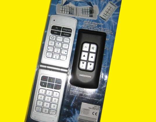 Universal Remote Control/Easy Operation/Large Buttons 4 in1 Foldable