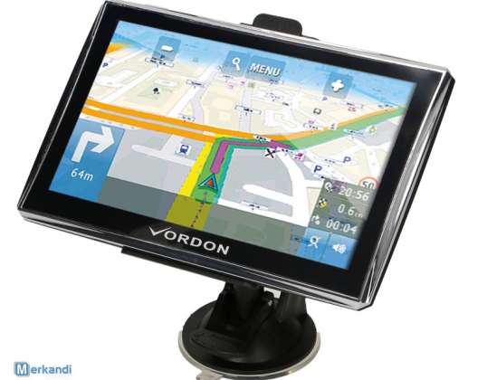 GPS NAVIGATIE VORDON 7" 8 GB + FM + EU Kaarten