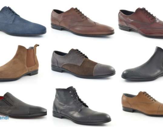 Stock de zapatos de cuero de las mejores marca italianas.