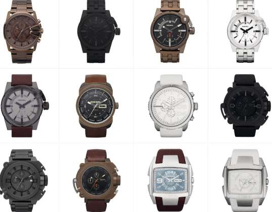 Diesel DZ7256 Little Daddy Zwart Herenhorloge