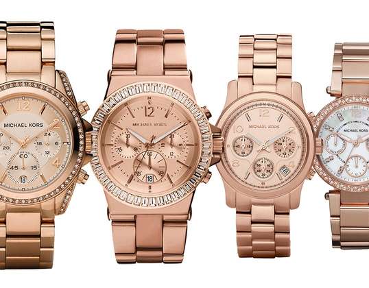 Michael Kors MK3247 Montre chronographe Runway en or rose pour femme