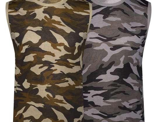 Heren Camouflage T-shirts Ref. F 922