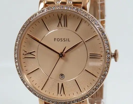 Fossil Uhr Uhren Damenuhr ES3546 Jacqueline rosegold Edelstahl