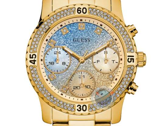 dames de montres Guess montre en or multifonction W0774L2 Confeti