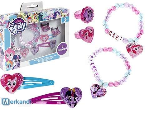 My Little Pony hair accessories & jewellery :::: 6-PACK