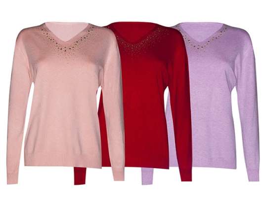 Women's Sweaters Ref. G 369 Sizes M/L, XL/XXL, Soft Touch