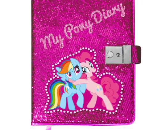 DIARY WITH LOCK AND DIAMONDS MLP 200X150CM MY LITTLE PONY