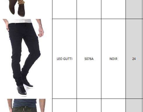 Leo Gutti Slim Jeans Size 28 to 38 - Multi-Brand Fashion & Luxury since 2009
