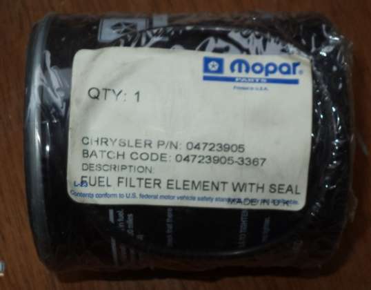 Originalūs "Mopar" pagaminti "Jeep-Chrysler" filtrai