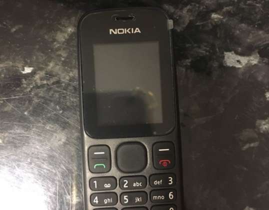 Nokia 100 черен отключен мобилен телефон