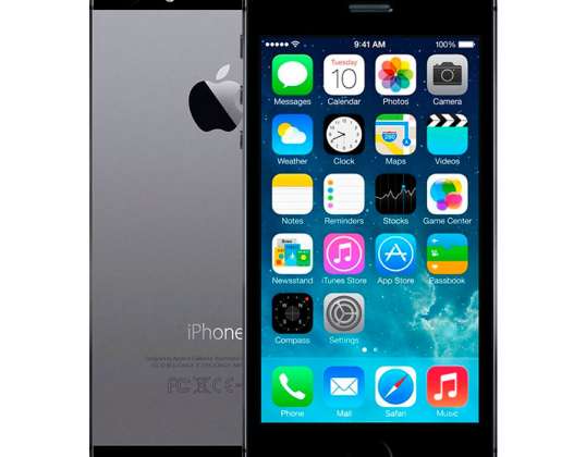 iPhone 5S 16GB Space Grey (renoveret)