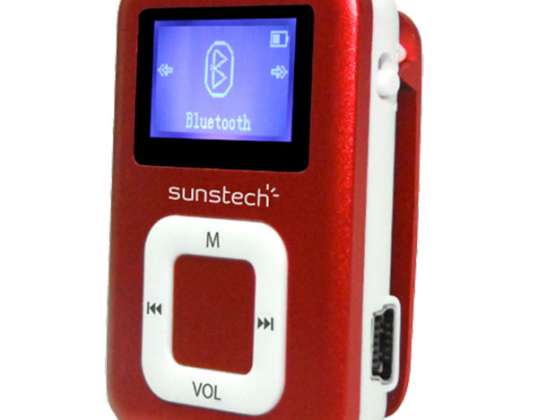 MP3 Daedalus Bluetooth 4GB rød (renoveret)