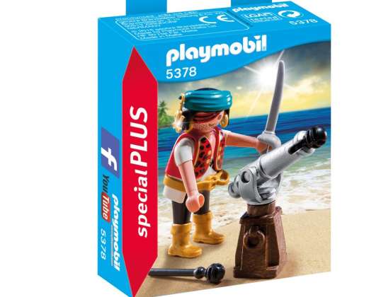 Playmobil pirat med kanon