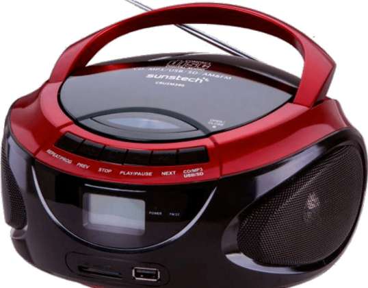 USB CD-radio CRUSM390RD (renoveret)