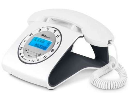 SPC Retro Elegance Telefone Fixo Preto