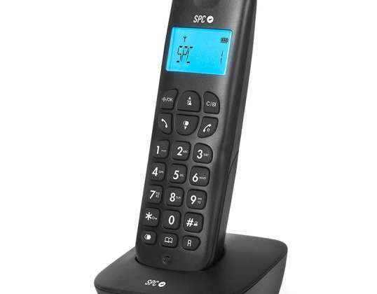 SPC 7300A Ny trådløs lufttelefon sort