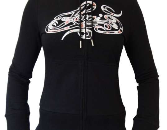 Ropa de marca: Karl Kani sudadera negra con capucha