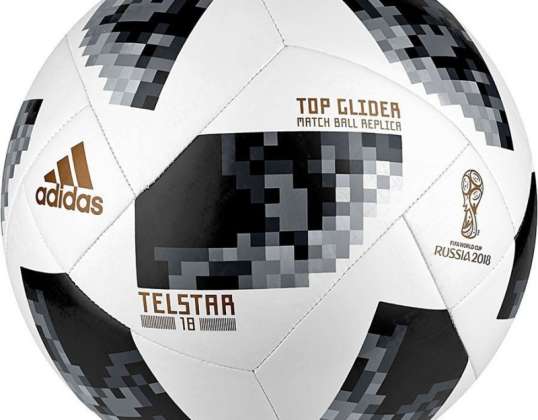 Piłka adidas TELSTAR 18 SVETOVÝ POHÁR NAJLEPŠÍ KLZÁK CE8096 VEĽKOSŤ 5
