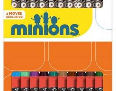 Minions bougie crayons 24 pcs. - 8422535860669