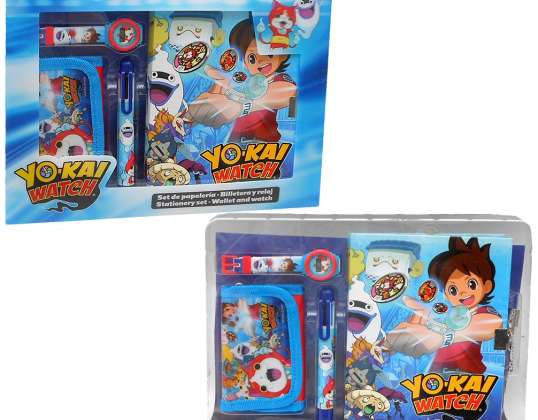 Montre-bracelet, portefeuille et agenda avec stylo Yo-Kai Watch - 8