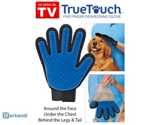 True Touch gloves for combing dogs TV (MJ10222)