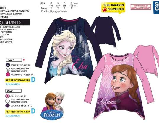 Blouse met lange mouwen Frozen - Frozen - 3609081333495