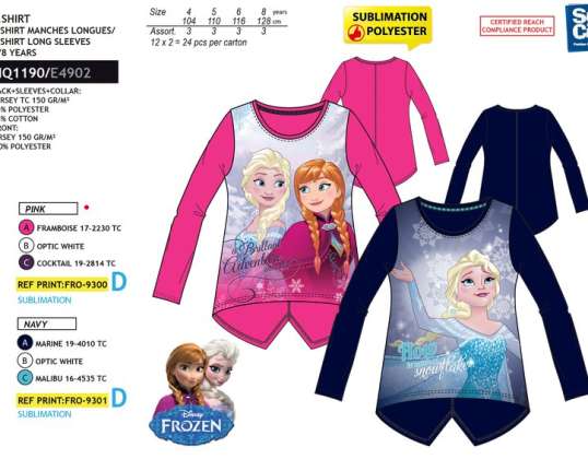 Μακρυμάνικη μπλούζα Frozen - Frozen - 3609081333501