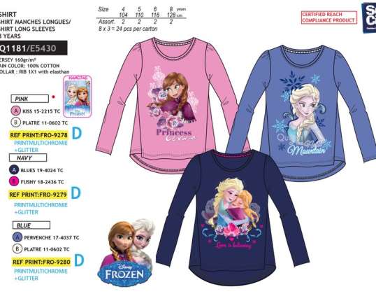 Frozen Blouse Met Lange Mouwen - Frozen - 3609081334812