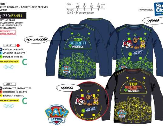 Paw Patrol long sleeve blouse - 3609081333631