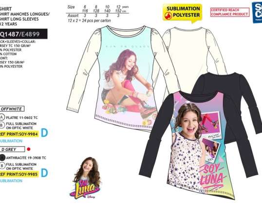 Blusa a maniche lunghe Soy Luna - 3609081342206