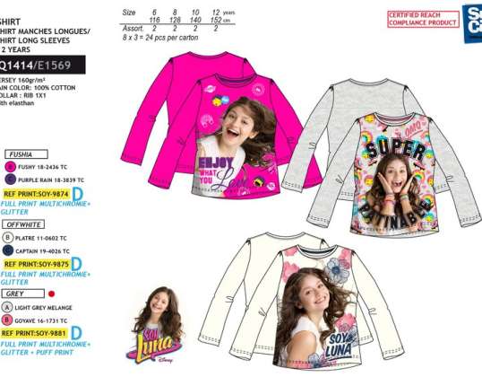 Long sleeve blouse Soy Luna - 3609081342701