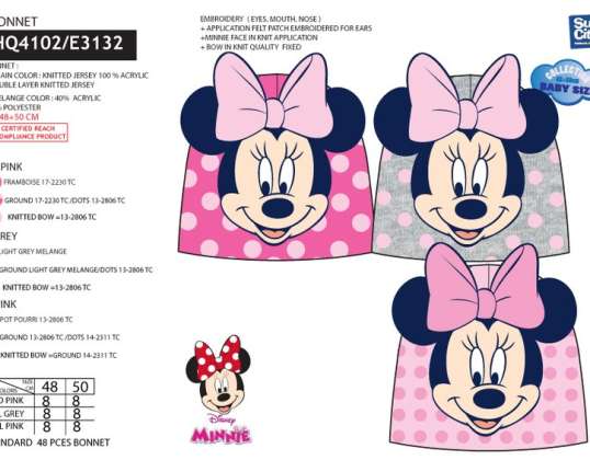 Minnie Maus Acrylhut - 3609081355565