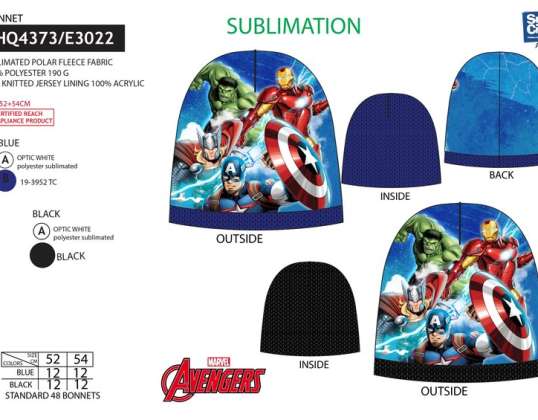 Avengers Autumn/Winter Hat - 3609081365106