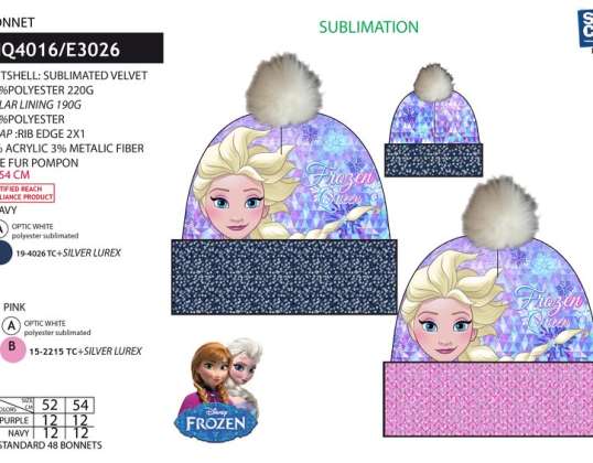 Sonbahar/kış şapkası Frozen - 3609081338841