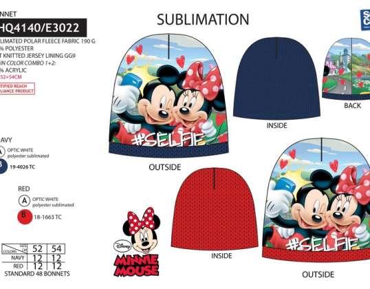 Minnie Mouse Sonbahar/Kış Şapkası - 3609081339688