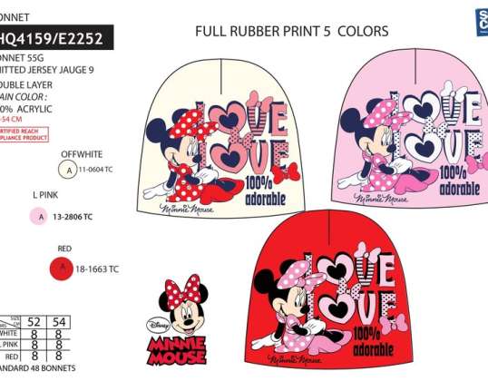 Minnie Mouse Sonbahar/Kış Şapkası - 3609081339879
