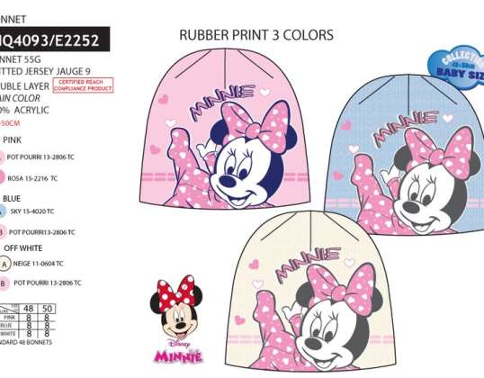Minnie Mouse Sonbahar/Kış Şapkası - 3609081355442