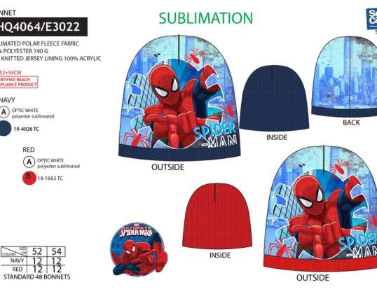 Spiderman Autumn/Winter Hat - 3609081339312