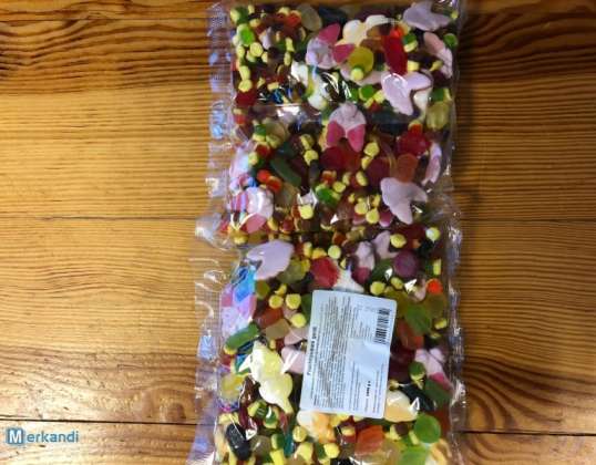 1 KG Fruit Gum Mix XXL balení - velkoobchod sypké bonbóny