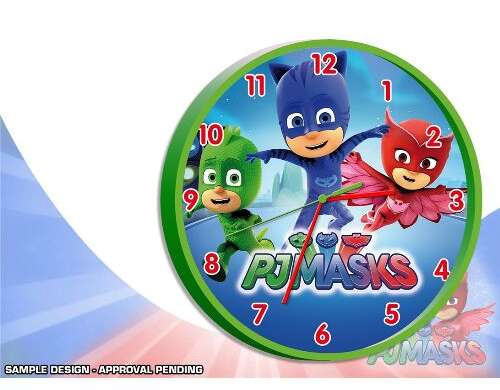 Reloj de pared PJ Masks - 8435333886557