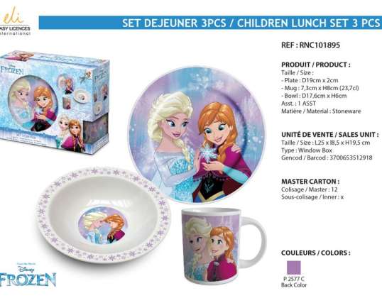 Breakfast set 3 pcs. Frozen - Frozen - 3700653512918