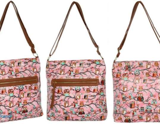 -80% Women's Bags A4 Pink OIL OWL SNOW 2478