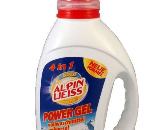 Detergentes, detergentes en polvo, detergentes líquidos 1,5l- 26WG ALPINWEISS