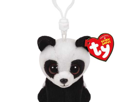 Panda Beanie Babies plüss kulcstartó 8.5 cm - 8421366569