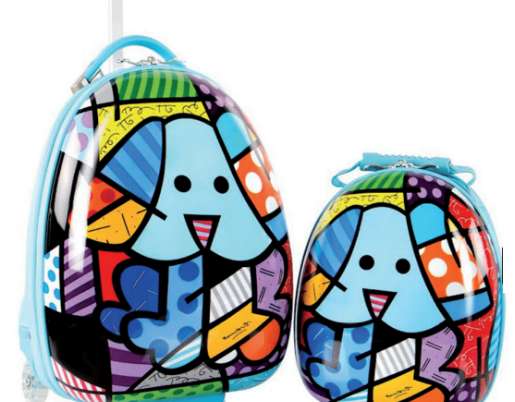 Set: Heys ultra light suitcase and backpack - Dog - 0665556021833