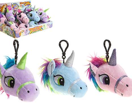 Unicorn plush keychain - random style - 5050565276346
