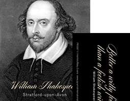 William Shakespeare acrylic keychain (Witty Quote) - 50502933
