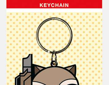 Marvel Kawaii (Rocket Racoon) rubber keychain - 5050293384641